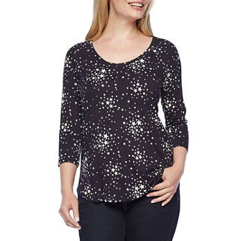 jcpenney petite tops